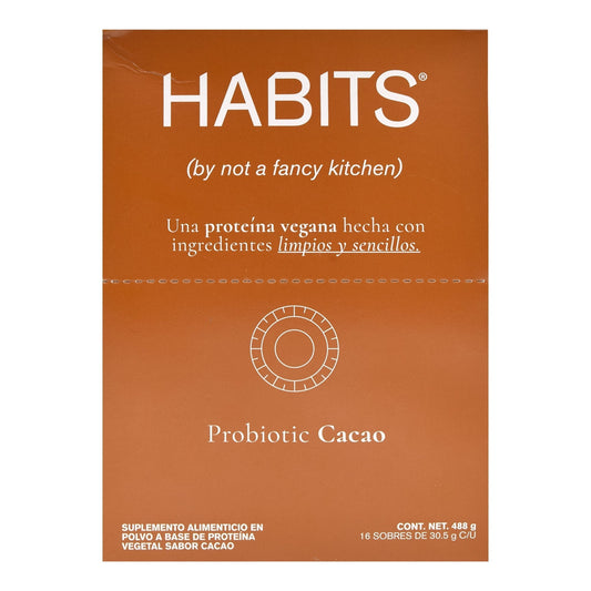 Proteina Vegetal Cacao 30.5 G (PAQUETE 16) (HABITS)