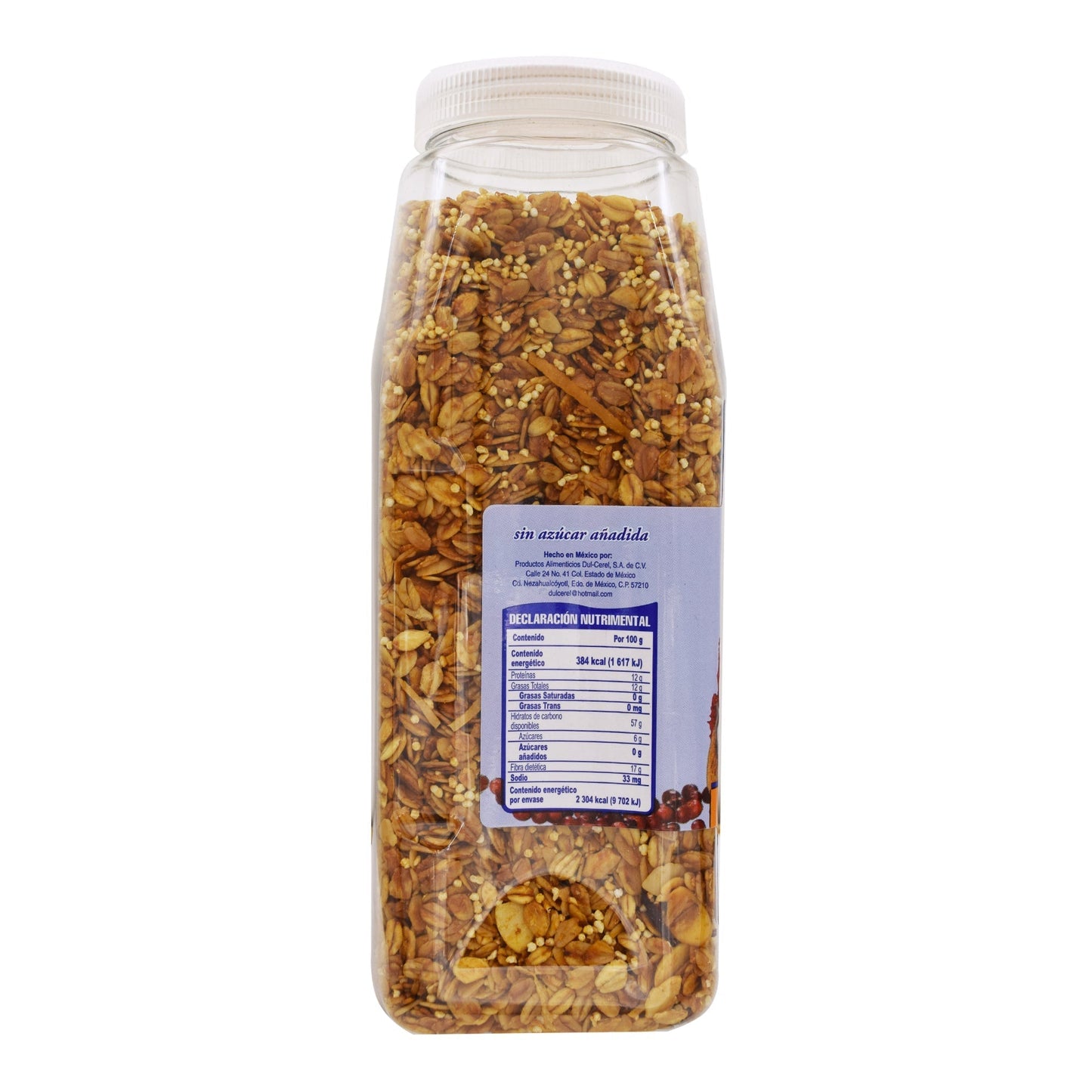 Granola Sin Azucar Frasco 600 G (DON LUIS)