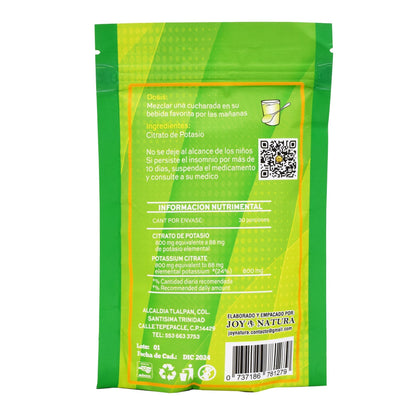 Citrato De Potasio Sab Lima Limon 150 G (JOY NATURA)