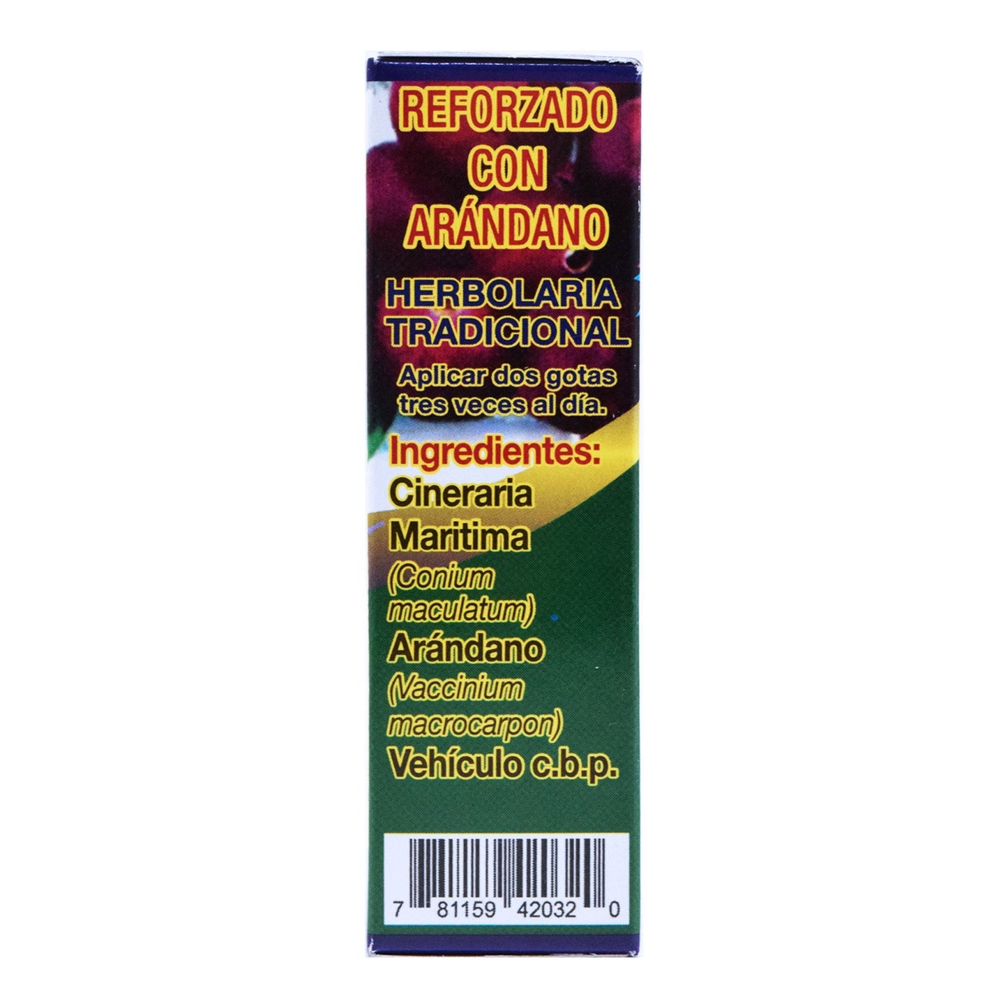 Cineraria Maritima Con Arandano 20 Mililitros (GOLD LIFE)