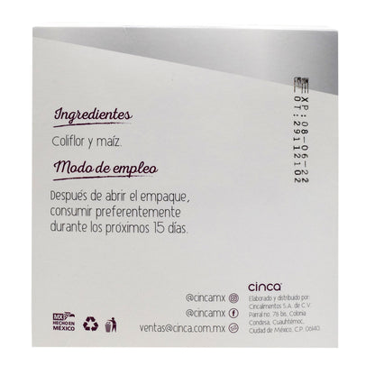 Tostadas De Coliflor 156 G (CINCA)