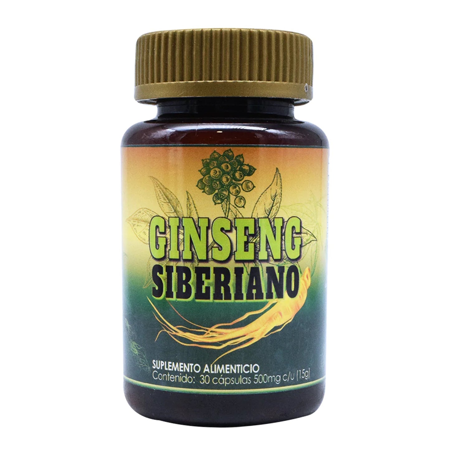 Ginseng Siberiano 30 Cápsulas (ANAHUAC)