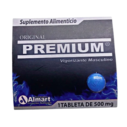 Power Man Cartera Pastilla Azul C/1 Tabletas De 500mg vigorizante