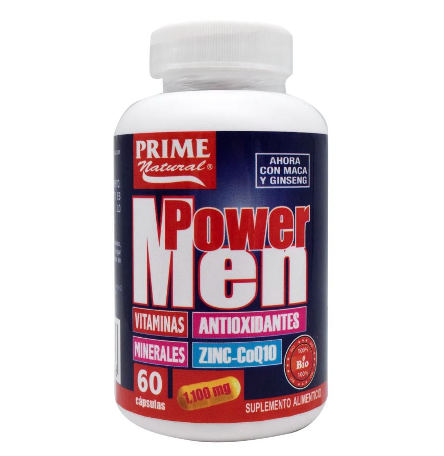 Power Men 60 Cap – Aumenta energía, libido y testosterona natural