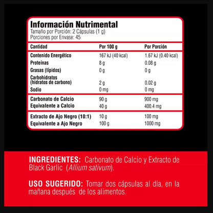 Ajo Negro 90 Cápsulas Greenside – Energía, circulación y antioxidantes