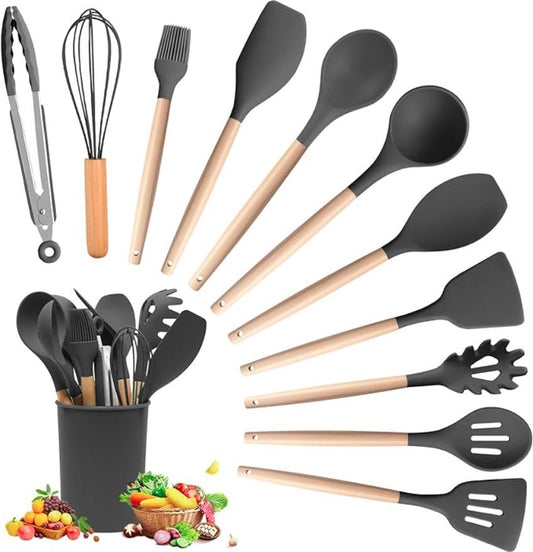 Juego de utensilios de cocina de silicona