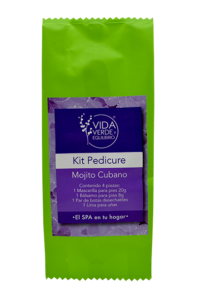 Kit Pedicure Mojito Cubano 1 Aplicacion
