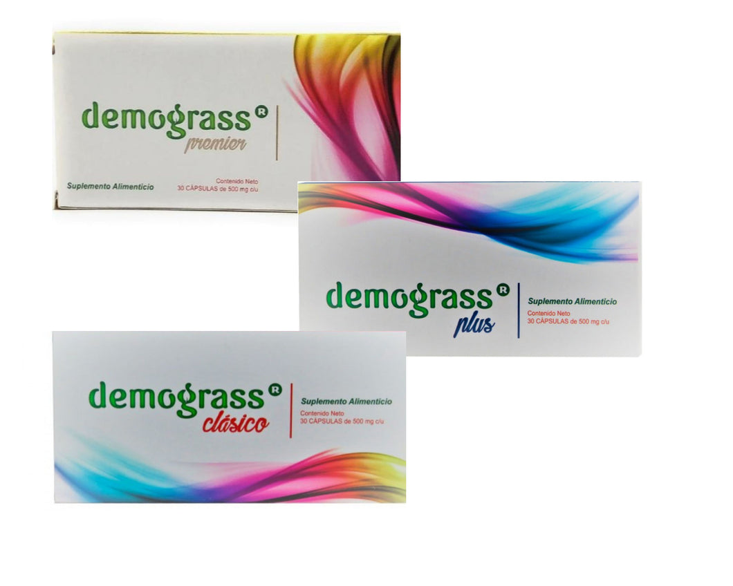 Tratamiento completo Demograss Plus + Clásico + Premier