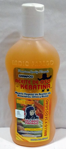 Shampoo Aceite De Oso Y Keratina 550 Ml