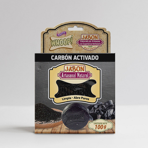 Jabon Artesanal De Carbon Activado 100 G
