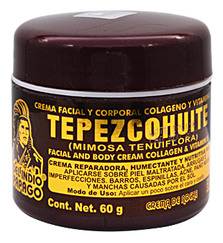 Crema De Tepezcohite Tarro Tinto 60 G