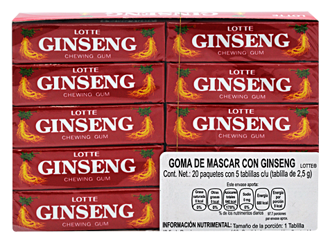 Chicle De Ginseng