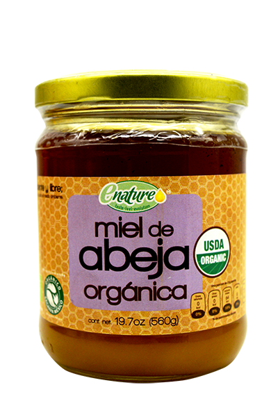 Miel De Abeja Organica 560 G