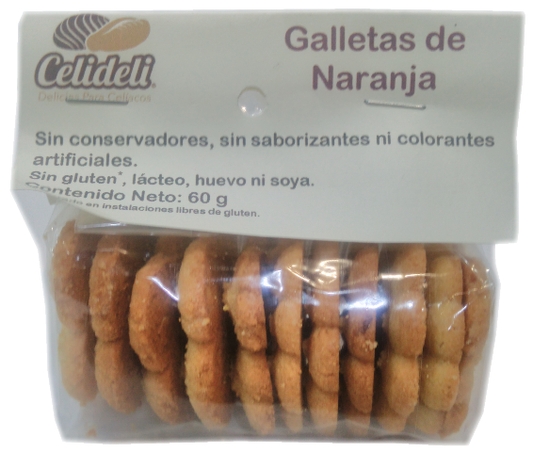 Galleta De Naranja Sin Gluten 60 G