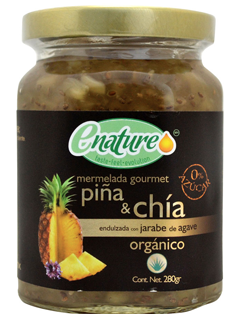 Mermelada PiÑa Chia Organica 280 G