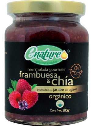 Mermelada Frambuesa Chia Organica 280 G