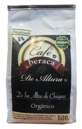 Cafe De Chiapas Organico Descafeinado 500 G