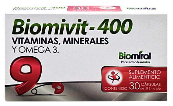 Biomivit 400 30 Cap