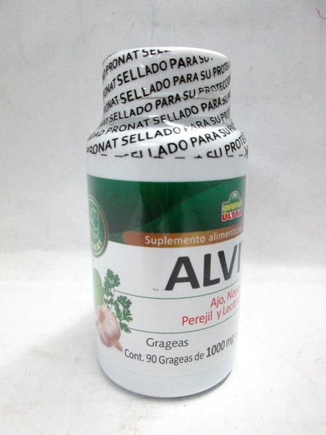 Alvi Ajo Nopal Perejil Lecitina 90 Grageas