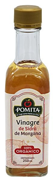 Vinagre de sidra de manzana orgánico Pomita - REMANU