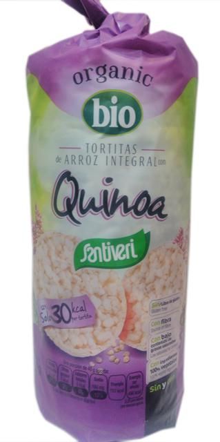 Tortitas Bio de Arroz Integral con Quinoa - Santiveri