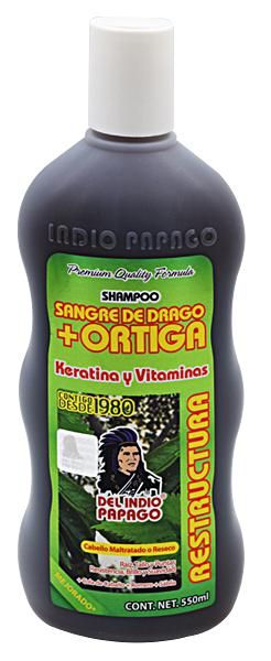 Shampoo Sangre De Drago Y Ortiga 550 Ml