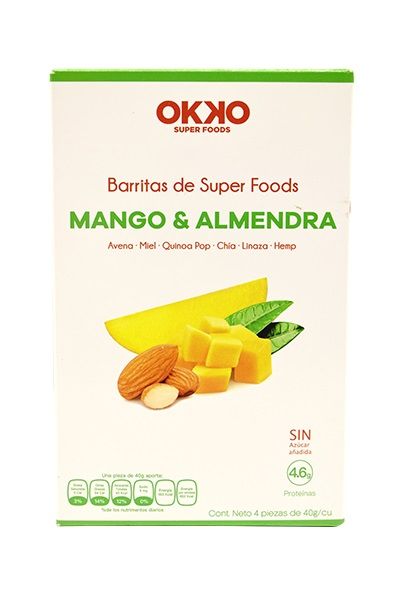 Barra De Mango Y Almendra 40 G