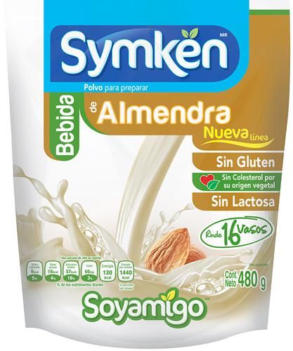 Bebida De Almendra Symken 480 G