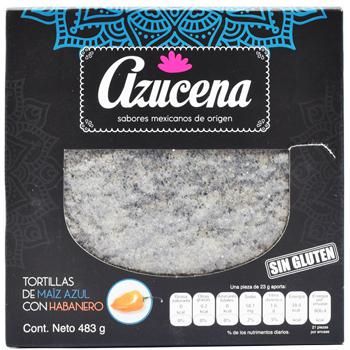 Tortilla De Maiz Azul Con Habanero 483 Gr