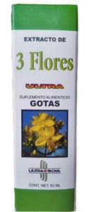 Tres Flores Extracto 60 Ml Antes Hierba De San Juan