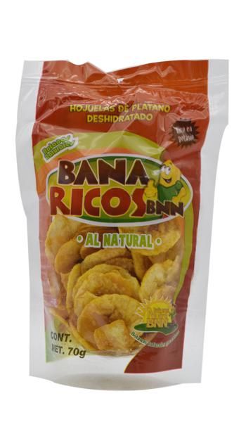 Hojuelas De Platano Bana Ricos 70 G