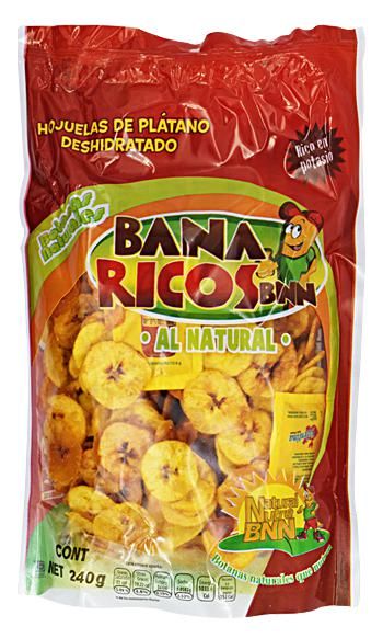 Hojuelas De Platano Bana Ricos 240 G