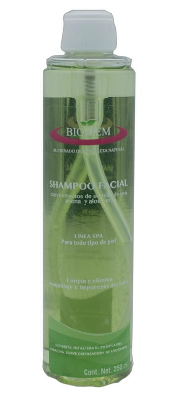 Shampoo Facial De Avena Aloe Y Semilla De Uva 500 Ml