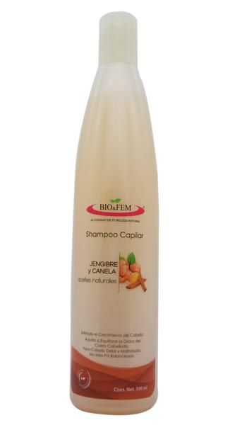 Shampoo Jengibre Y Canela 500 Ml