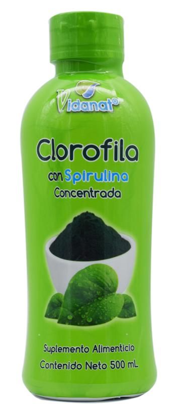 Clorofila Con Spirulina 500 Ml