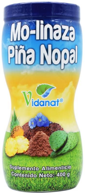 Fibra Mo Linaza PiÑa Nopal 400 G