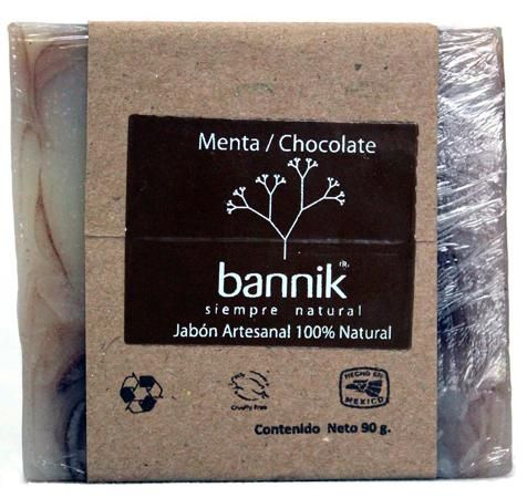 Jabon Artesanal Menta Chocolate 90 G