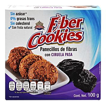 Fiber Cookies Ciruela 100 G