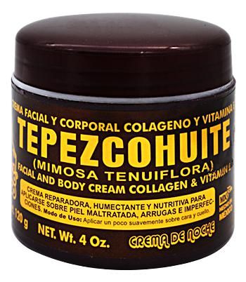 Crema Facial Y Corporal Tepezcohuite 120 G