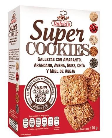 Galleta Super Cookies Chia 170 G