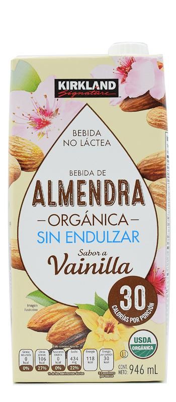 Bebida De Almendra Organica Vainilla 946 Ml