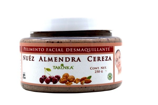 Pulimiento Facial Desmaquillante Nuez Almendra Cereza 250 G