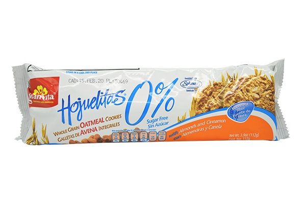 Galletas Hojuelitas Sab Almend Y Canela 112 G 0 Azucar