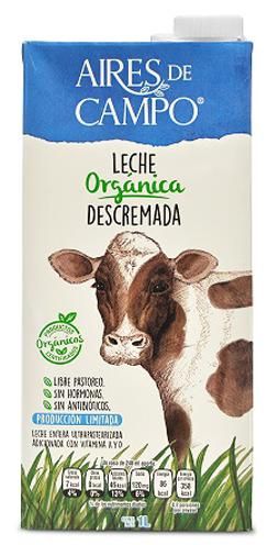 Leche semidesnatada de vaca bio 1L - Herbolarios Dimam Online