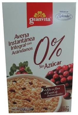 Granvita, Avena integral sin gluten, hojuela de avena integral gluten free  - 425 g