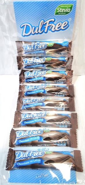 Barra De Chocolate Sin Azucar 20 G