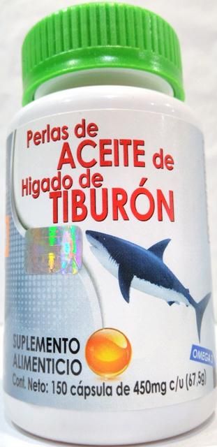 Aceite De Higado Tiburon 150 Perlas