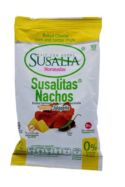 Susalitas Nachos Queso JalapeÑo 50 G