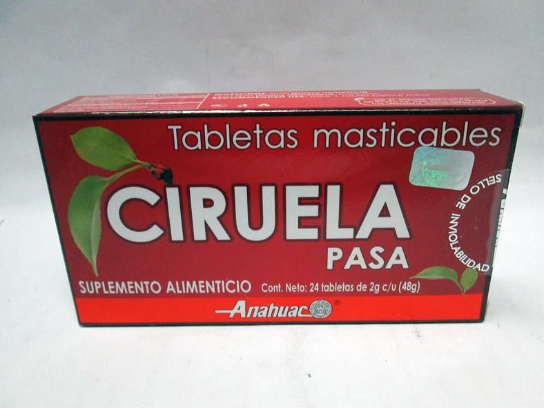 Ciruela Pasa 24 Tab