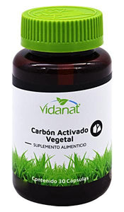 Carbon Activado Vegetal 30 Cap
